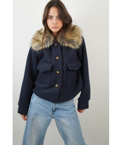 Marineblaue Kara-Jacke prix pour 