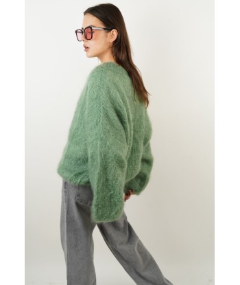 Dina grüner Mohairpullover l'achat 