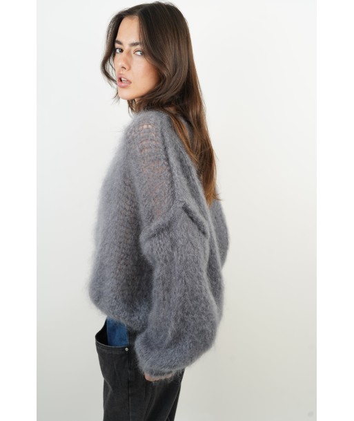 Cloe grauer Pullover vous aussi creer 