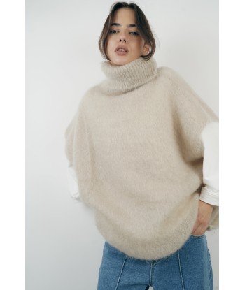 Beigefarbener Mohairpullover von Pietra paiement sécurisé