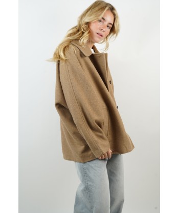 Manteau Margarette noisette rembourrage situé sous