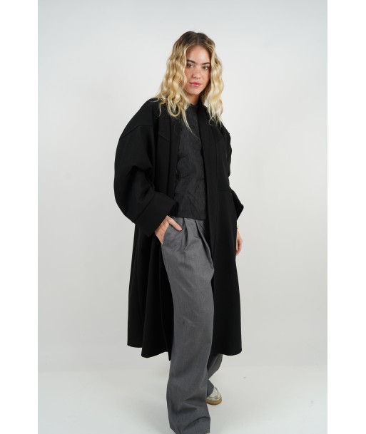 Manteau Lya noir Véritable concentré