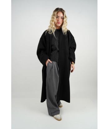 Manteau Lya noir Véritable concentré