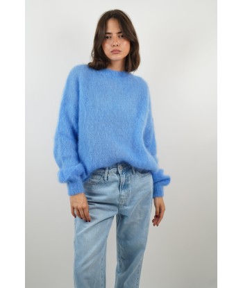 Pull Lucie mohair bleu pas cher chine