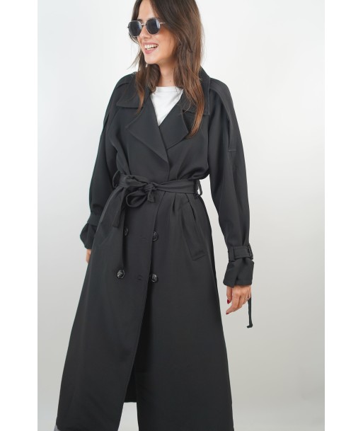 Trench Lola noir la livraison gratuite