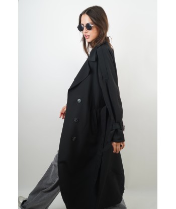 Trench Lola noir la livraison gratuite