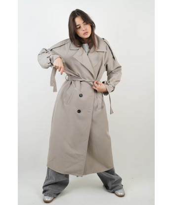 Trench Lola taupe clair les muscles