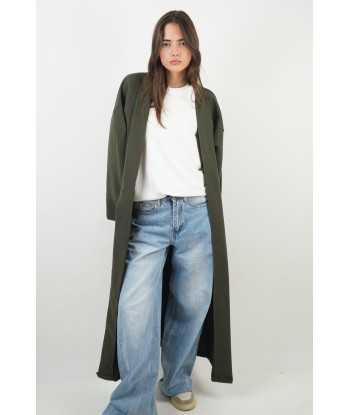 Manteau Lya kaki les muscles