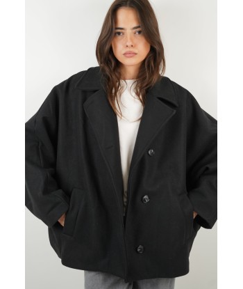 Manteau Agathe noir à prix réduit toute l'année