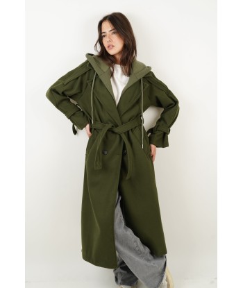 Manteau Sasha kaki Le MVP de beaucoup