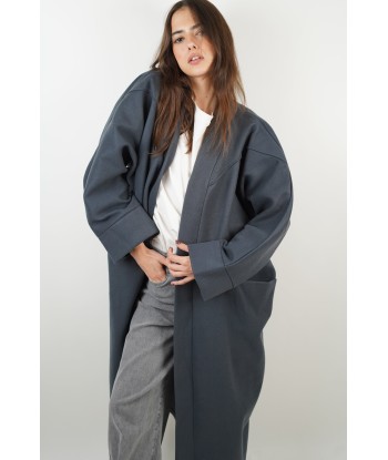 Manteau Lya gris foncé Pour