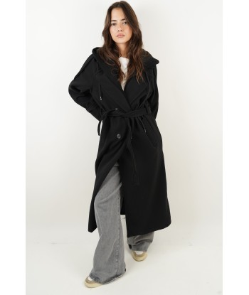 Manteau Sasha noir Livraison rapide