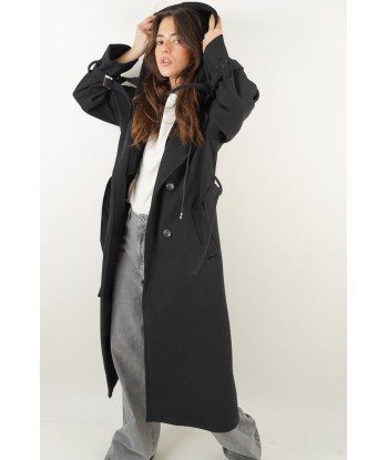 Manteau Sasha noir Livraison rapide