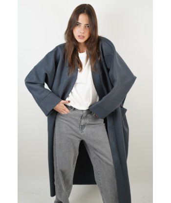 Manteau Lya gris foncé Pour