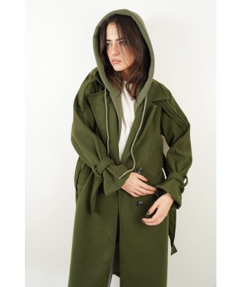 Manteau Sasha kaki Le MVP de beaucoup