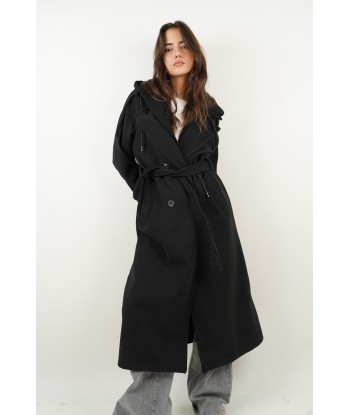 Manteau Sasha noir Livraison rapide