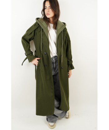 Manteau Sasha kaki Le MVP de beaucoup