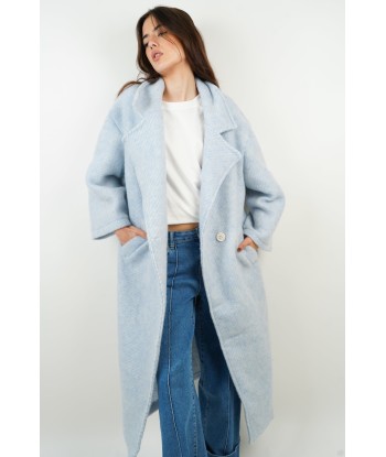 Manteau en laine Gabriela bleu français