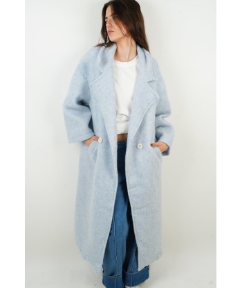 Manteau en laine Gabriela bleu français