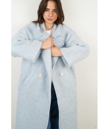 Manteau en laine Gabriela bleu français