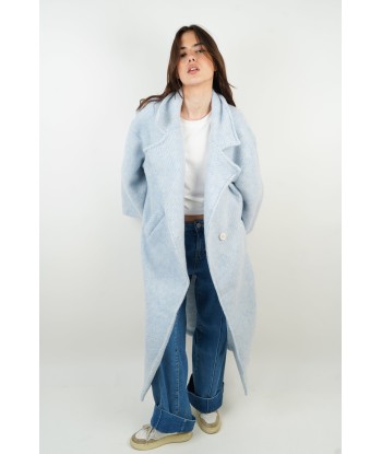 Manteau en laine Gabriela bleu français