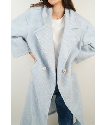 Manteau en laine Gabriela bleu français