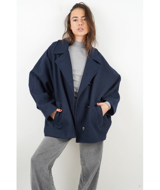 Manteau Agathe bleu marine de votre