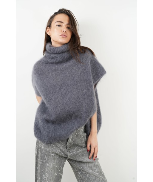 Pull Pietra mohair gris votre