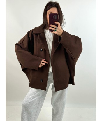 Manteau Agathe chocolat Dans la société mordern