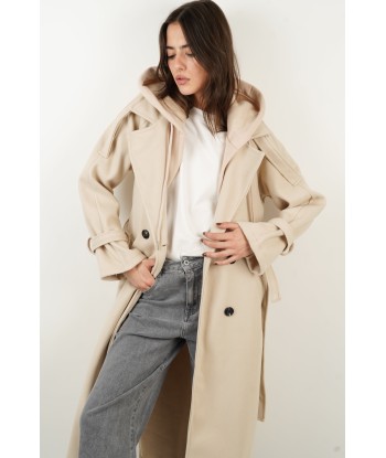 Manteau Sasha beige soldes