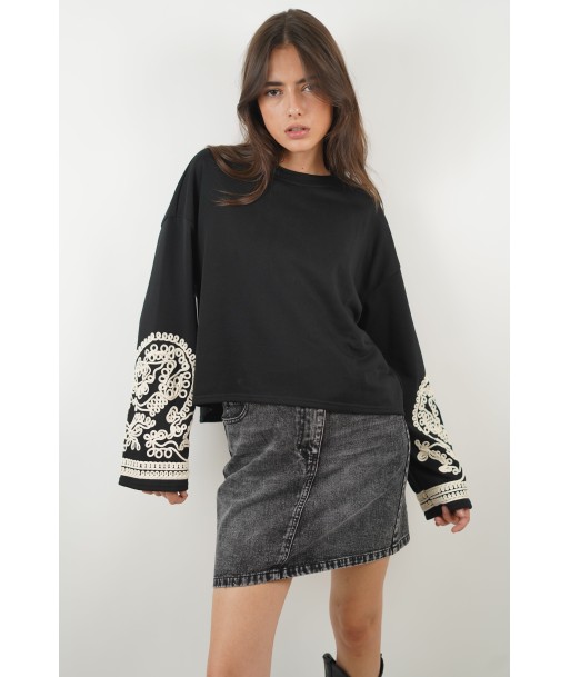 Maxine black sweater basket pas cher