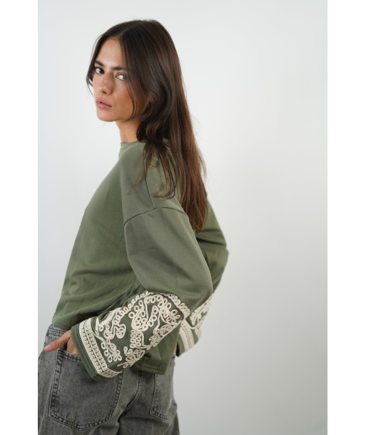 Maxine khaki sweater acheter