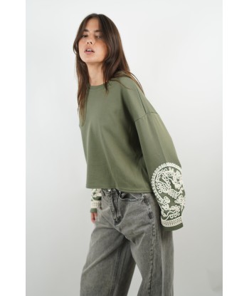 Maxine khaki sweater acheter