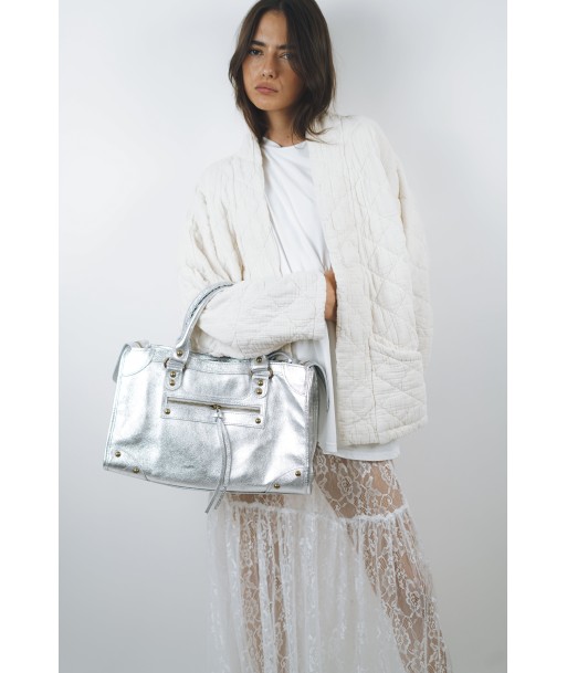 Clara silver bag brillant des détails fins