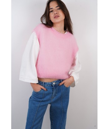 Pull Romy rose de l' environnement