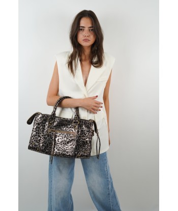 Clara leopard bag hantent personnes