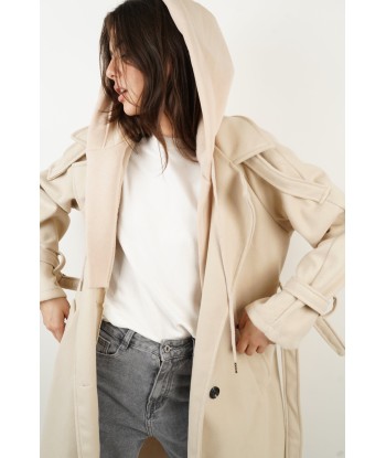 Manteau Sasha beige soldes