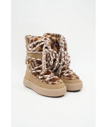 Carole leopard boots pas cher 