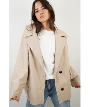 Beige Ella Trench Coat plus qu'un jeu 