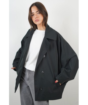 Black Ella Trench Coat Comparez plus de prix