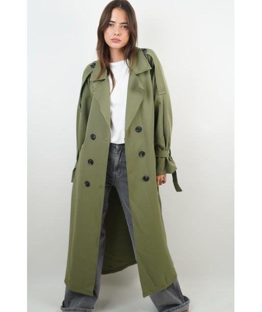 Lola khaki trench coat store