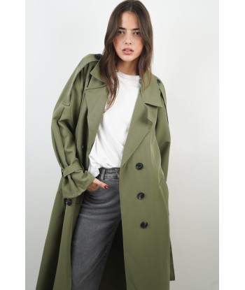 Lola khaki trench coat store