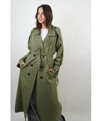 Lola khaki trench coat store