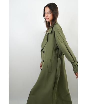 Lola khaki trench coat store