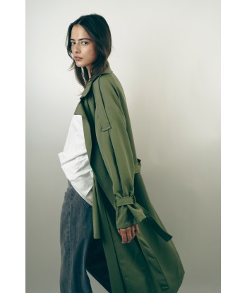 Lola khaki trench coat store