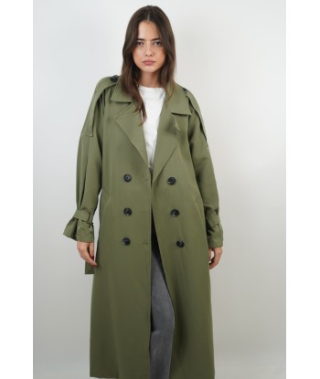 Lola khaki trench coat store