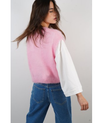 Pull Romy rose de l' environnement