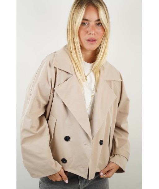 Agathe beige fine trench coat chez Cornerstreet bien 