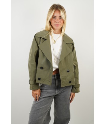 Agathe khaki fine trench coat Paris Déstockage Promo