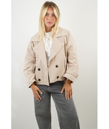 Agathe beige fine trench coat chez Cornerstreet bien 